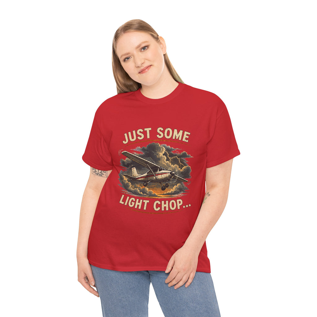 “Just Some Light Chop” - Funny Pilot T-Shirt - Cessna Aviation Tee