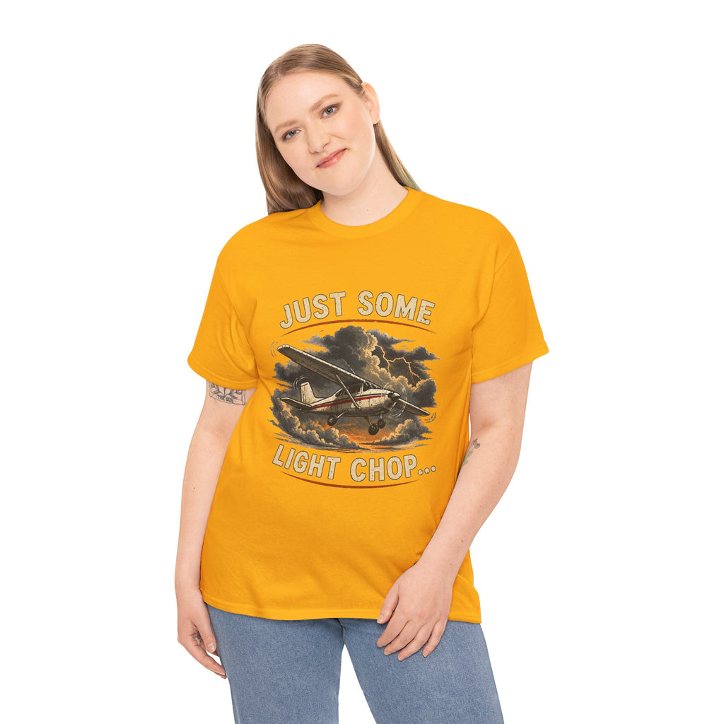 “Just Some Light Chop” - Funny Pilot T-Shirt - Cessna Aviation Tee