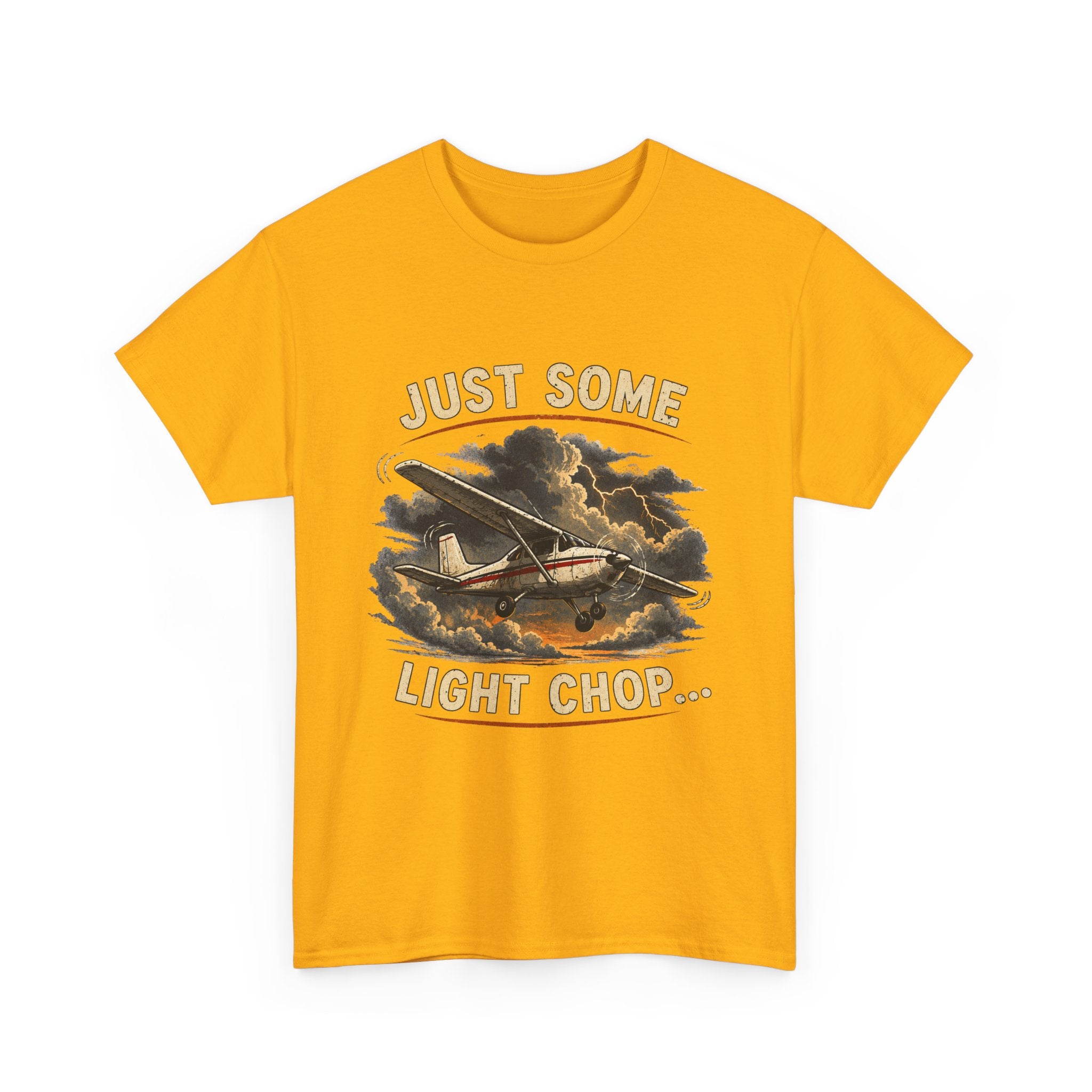 “Just Some Light Chop” - Funny Pilot T-Shirt - Cessna Aviation Tee