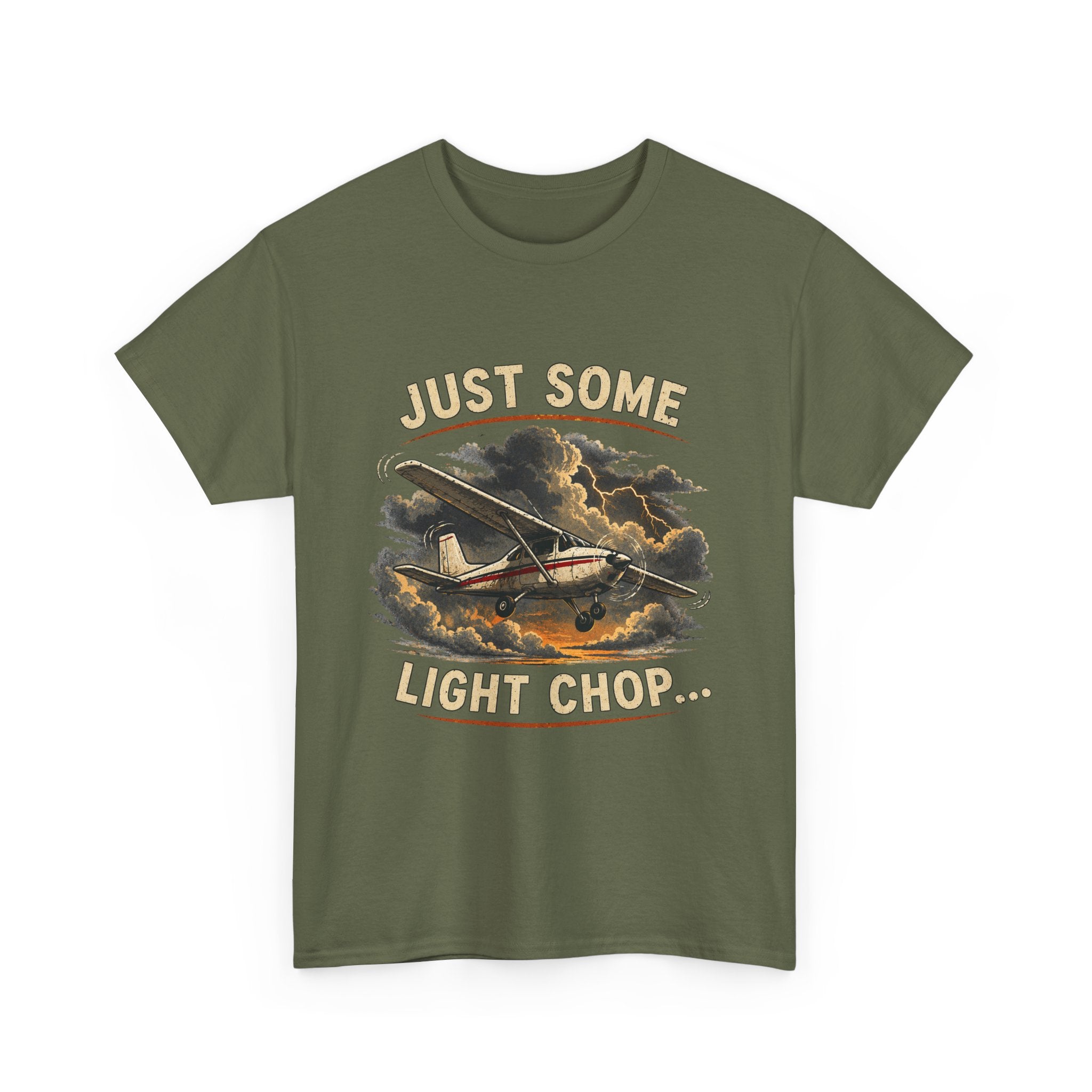 “Just Some Light Chop” - Funny Pilot T-Shirt - Cessna Aviation Tee
