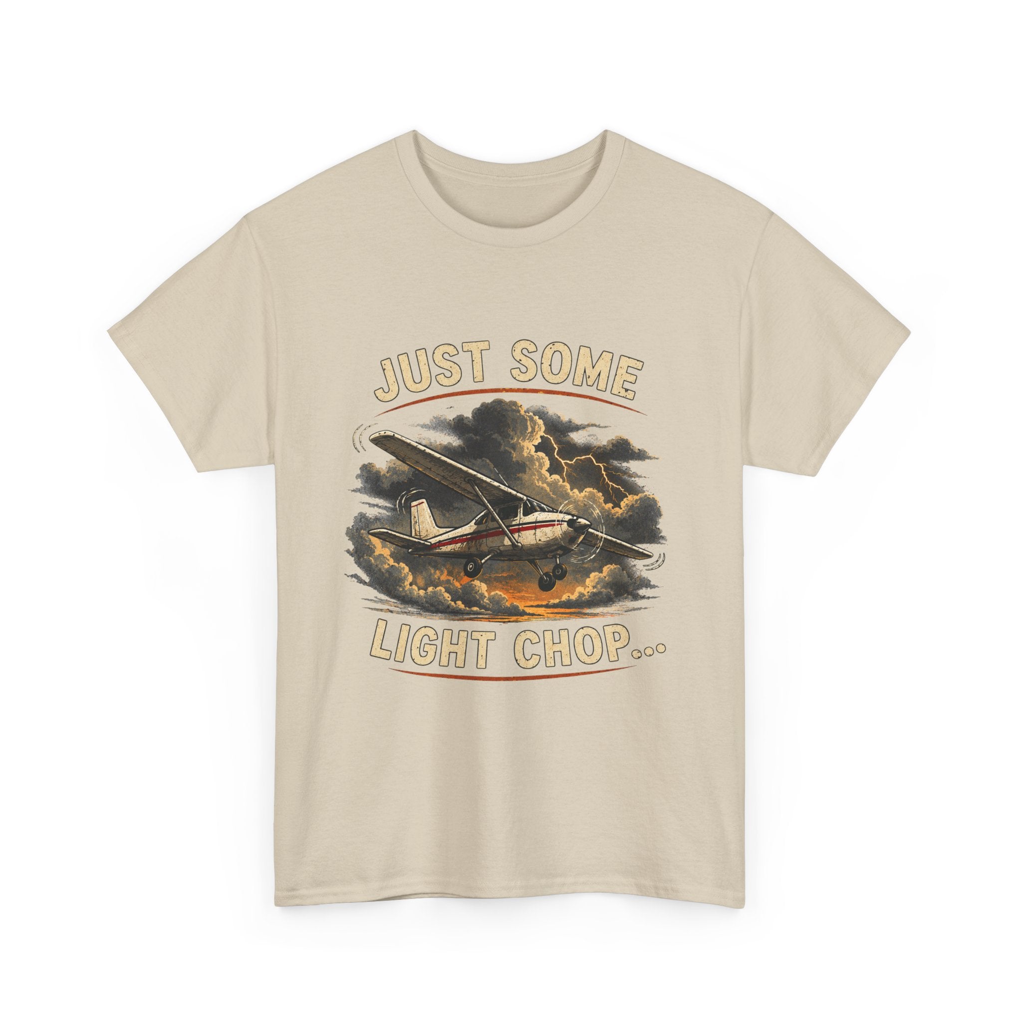 “Just Some Light Chop” - Funny Pilot T-Shirt - Cessna Aviation Tee