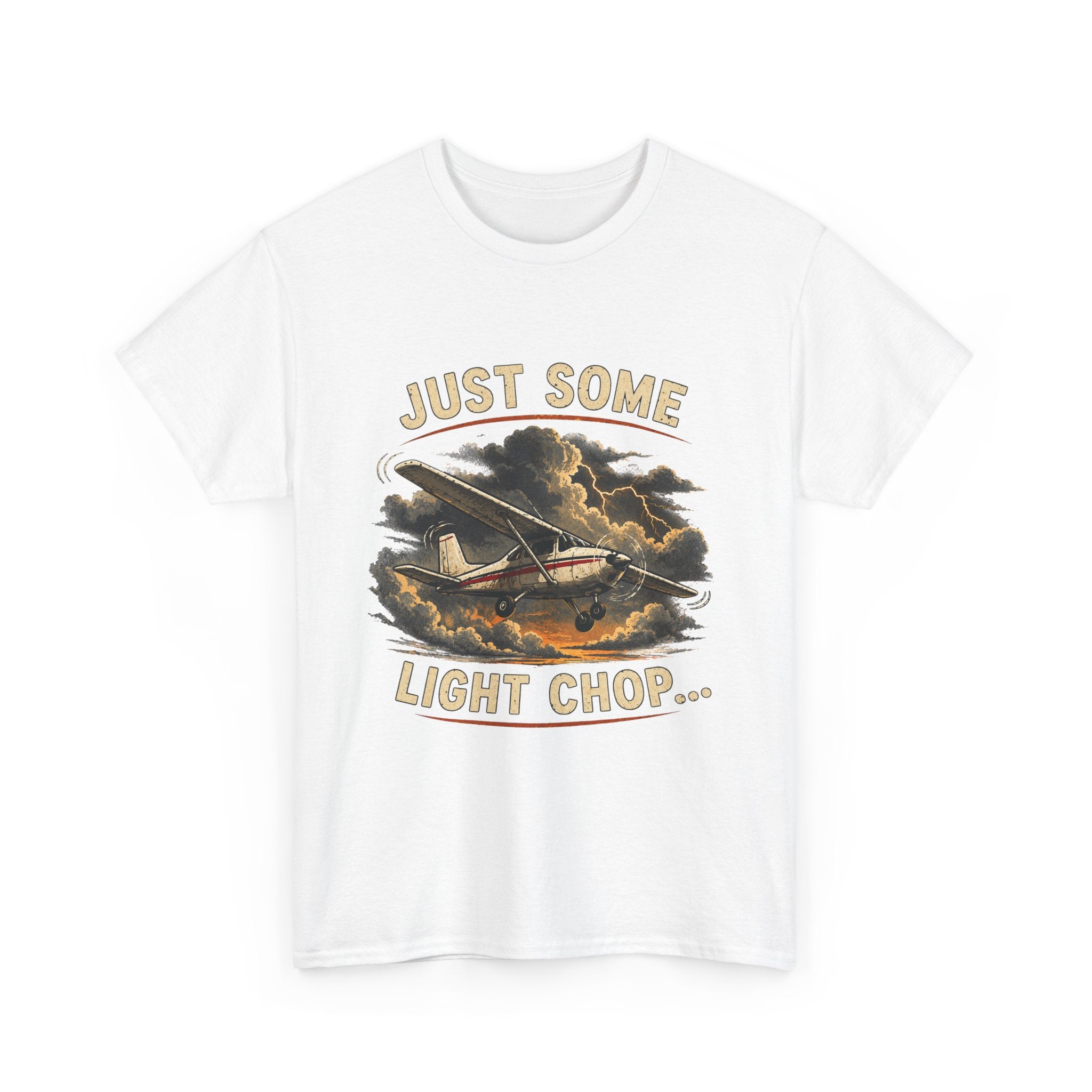 “Just Some Light Chop” - Funny Pilot T-Shirt - Cessna Aviation Tee