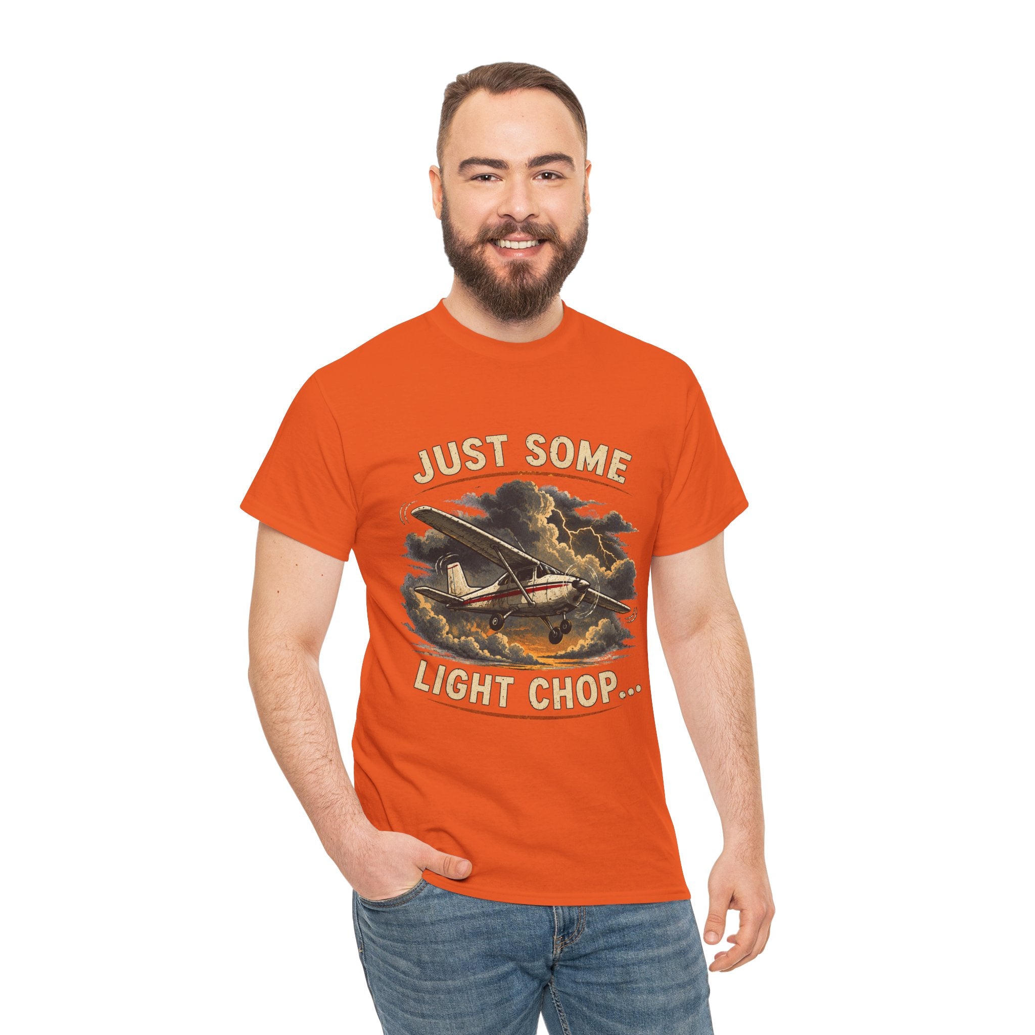“Just Some Light Chop” - Funny Pilot T-Shirt - Cessna Aviation Tee