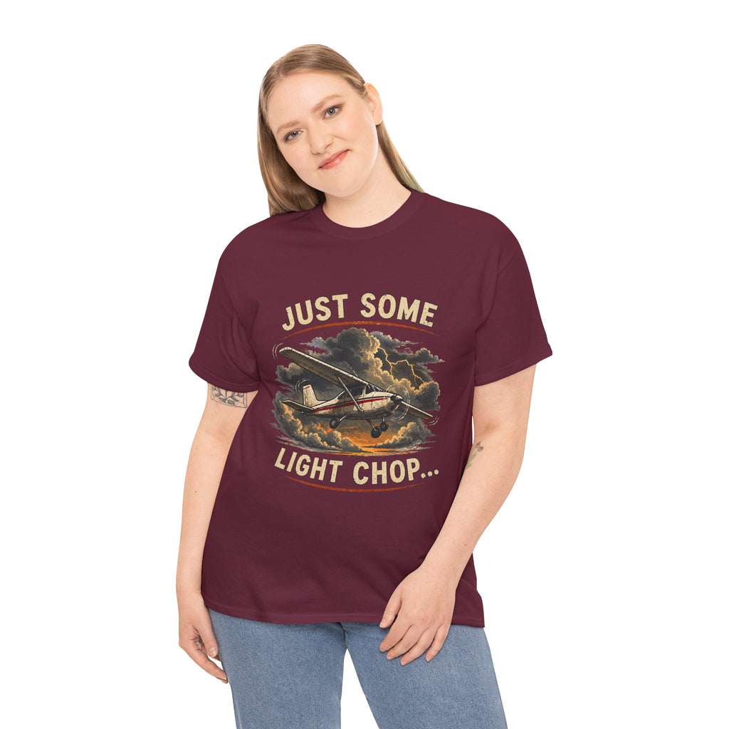 “Just Some Light Chop” - Funny Pilot T-Shirt - Cessna Aviation Tee