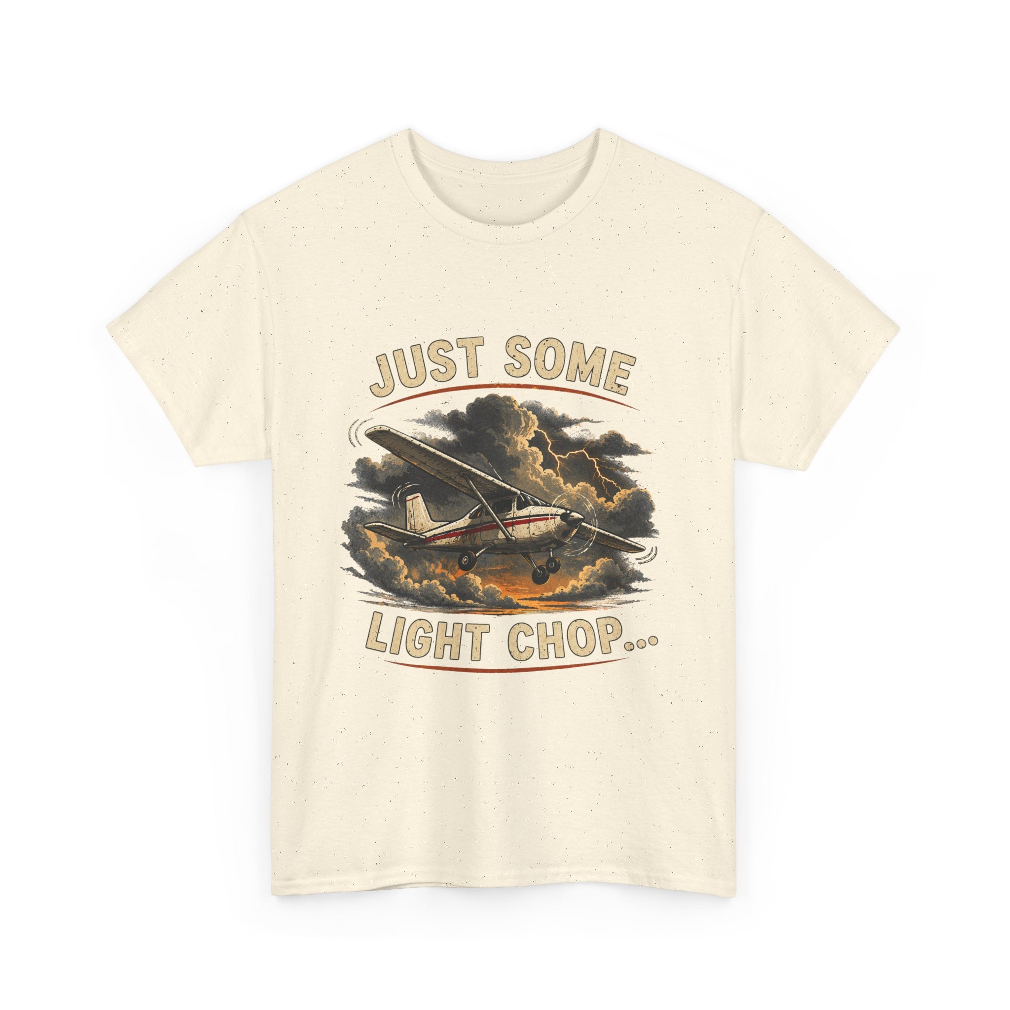 “Just Some Light Chop” - Funny Pilot T-Shirt - Cessna Aviation Tee