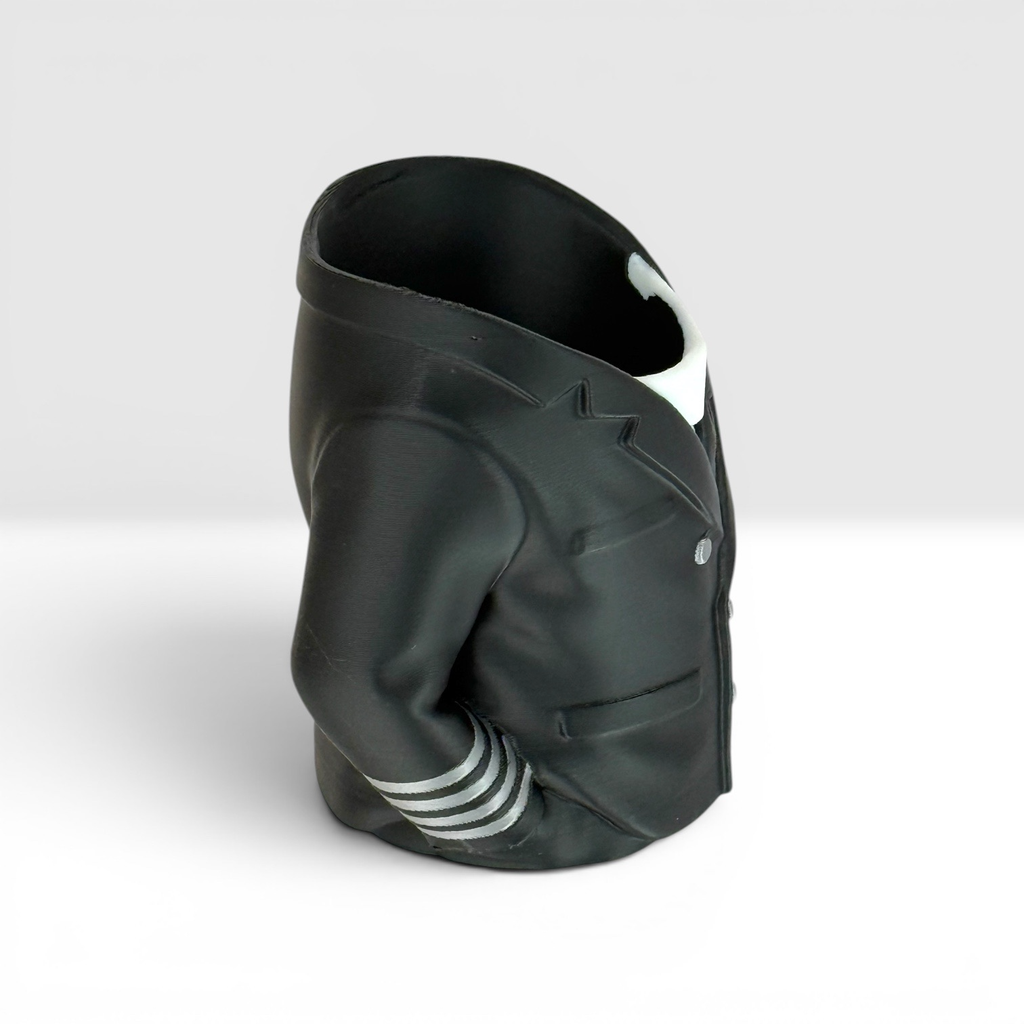 Captain Can Holder (Airline Pilot Captain Version) Soda Can or Desktop Pen Holder - Novelty Gift