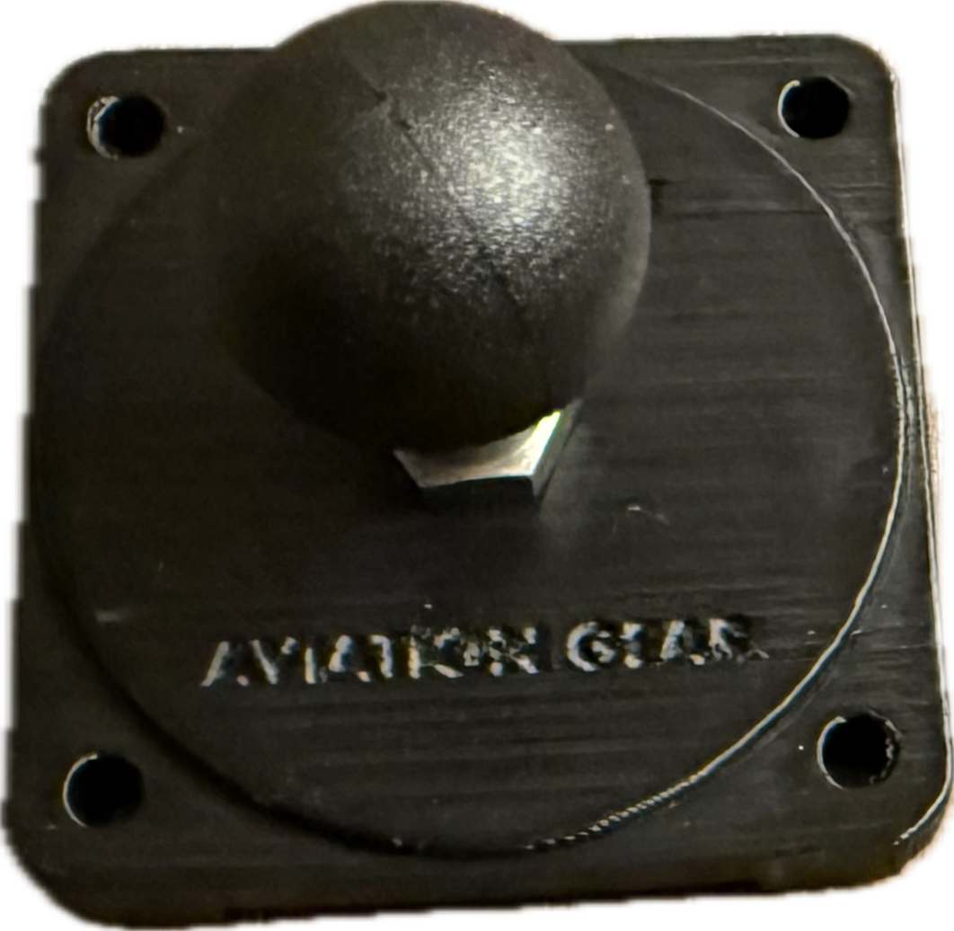 Aircraft Vintage Clock to Ram Ball Mount Adapter - SkyMount ChronoBase