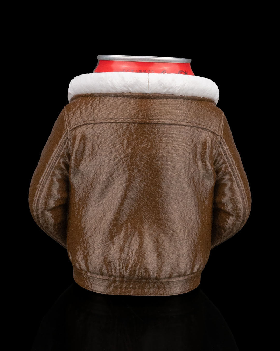Aviator Jacket Soda Can or Desktop Pen Holder - Novelty Gift for Pilots